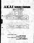 Сервисная инструкция Akai AT-KO3, AT-V04L