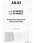 Сервисная инструкция AKAI AT-M400L, M600L, SCH