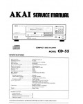 Сервисная инструкция Akai CD-55