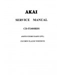 Сервисная инструкция Akai CD-P2400RDS