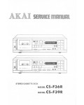 Сервисная инструкция Akai CS-F36R, CS-F39R