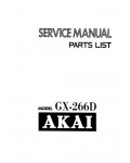 Сервисная инструкция Akai GX-266D