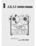 Сервисная инструкция Akai GX-620