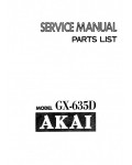 Сервисная инструкция Akai GX-635D