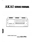 Сервисная инструкция Akai GX-F95