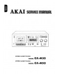 Сервисная инструкция Akai GX-M30, GX-M50