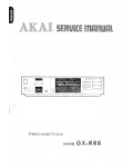 Сервисная инструкция Akai GX-R88