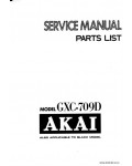 Сервисная инструкция AKAI GXC-709D