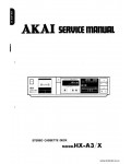 Сервисная инструкция AKAI HX-A3X