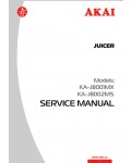 Сервисная инструкция Akai KA-J8001MX, KA-J8002MS