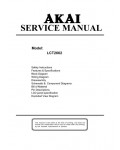 Сервисная инструкция Akai LCT-2662