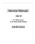 Сервисная инструкция Akai LM-H17CLSA
