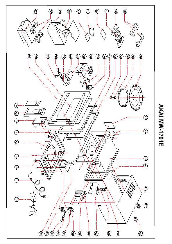 Сервисная инструкция Akai MW-1701E