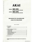 Сервисная инструкция AKAI MX-550, 650, SCH