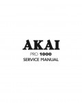 Сервисная инструкция Akai PRO-1000