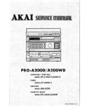 Сервисная инструкция AKAI PRO-A200D, A200WD