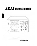 Сервисная инструкция Akai UC-F5