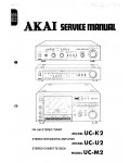 Сервисная инструкция Akai UC-K2, UC-M2, UC-U2