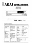 Сервисная инструкция Akai VS-A77EK
