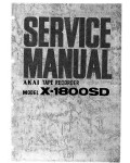 Сервисная инструкция Akai X-1800SD