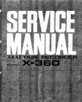 Сервисная инструкция Akai X-360