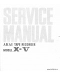 Сервисная инструкция AKAI X-V