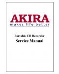 Сервисная инструкция Akira CD-8808