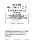Сервисная инструкция Alesis MICROVERB 4