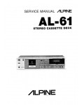 Сервисная инструкция Alpine AL-61