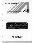 Сервисная инструкция Alpine AL-85