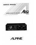 Сервисная инструкция Alpine AL-90