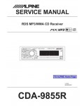Сервисная инструкция Alpine CDA-9855R