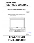 Сервисная инструкция Alpine CVA-1004R, CVA-1004RR
