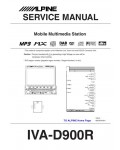 Сервисная инструкция Alpine IVA-D900R