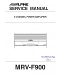 Сервисная инструкция Alpine MRV-F900