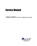 Сервисная инструкция Alto DJM-4