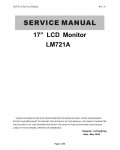 Сервисная инструкция AOC LM721A