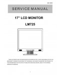 Сервисная инструкция AOC LM725