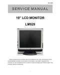 Сервисная инструкция AOC LM929