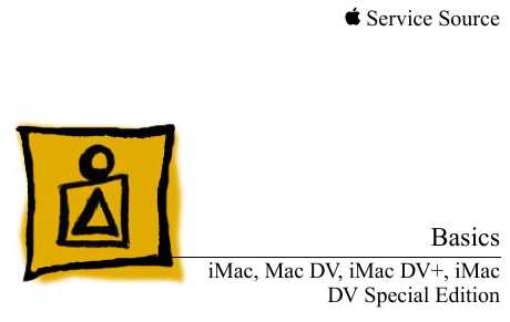 Сервисная инструкция Apple iMac DV