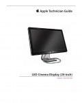 Сервисная инструкция Apple LED CINEMA DISPLAY 24