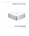Сервисная инструкция Apple Mac Mini early \'09