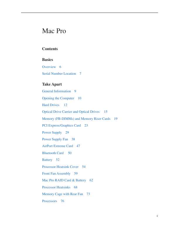 Сервисная инструкция Apple Mac Pro