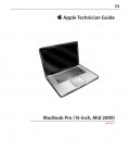 Сервисная инструкция Apple MacBook Pro 15 mid \'09