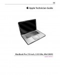 Сервисная инструкция Apple MacBook Pro 15 mid \'09 2.53GHZ