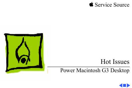 Сервисная инструкция Apple PowerMac G3 DESKTOP