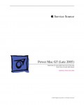 Сервисная инструкция Apple PowerMac G5 late \'05