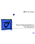 Сервисная инструкция Apple PowerMac SERVER G3 MINITOWER