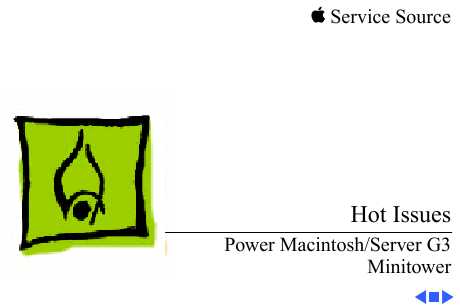 Сервисная инструкция Apple PowerMac SERVER G3 MINITOWER