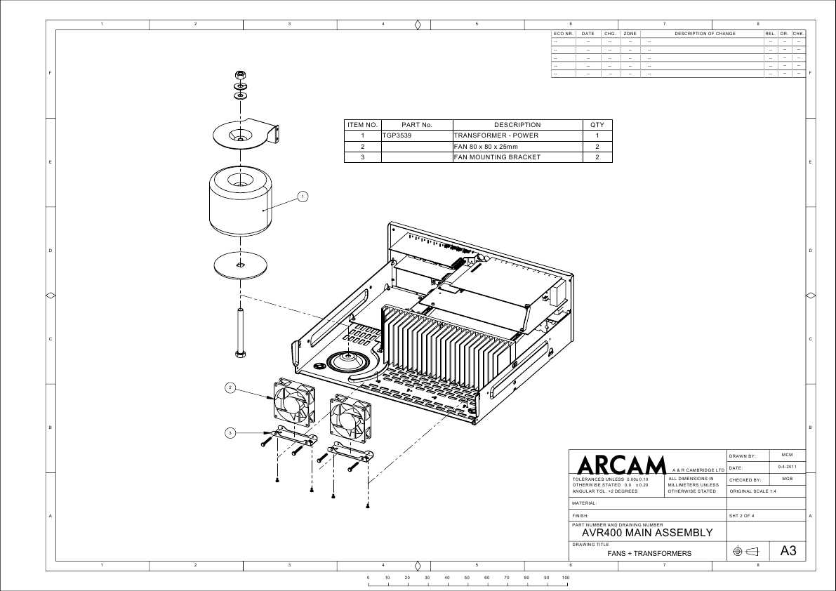 Сервисная инструкция Arcam AVR-400